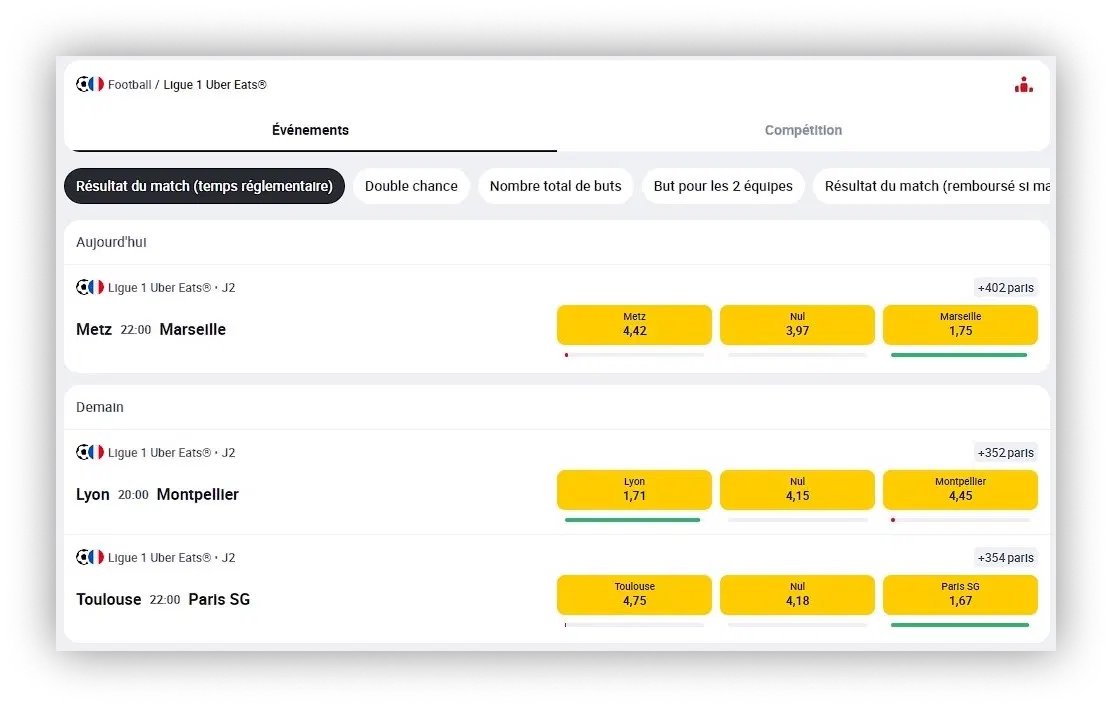 paris sportifs betclic