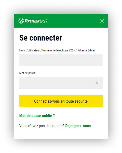 connexion premierbet