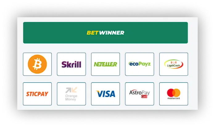 modes de paiement betwinner