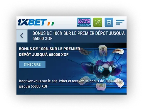 1st bonus 1xbet