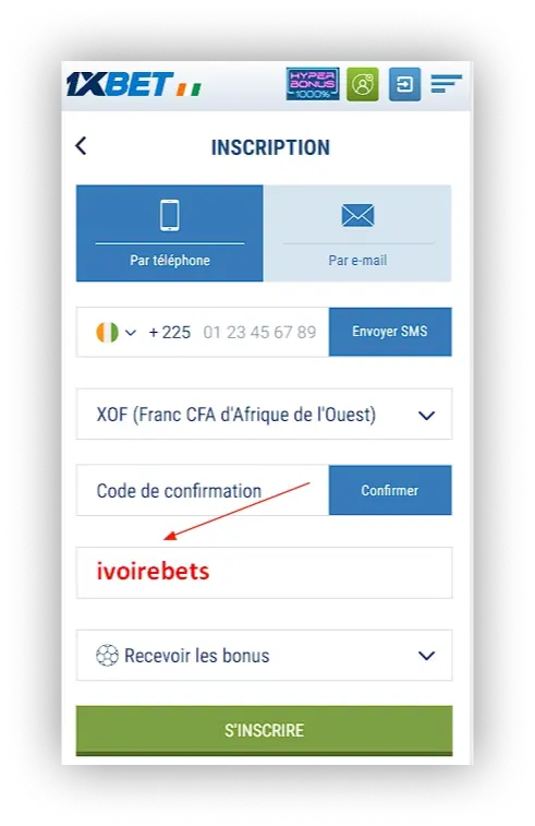 1xbet connexion