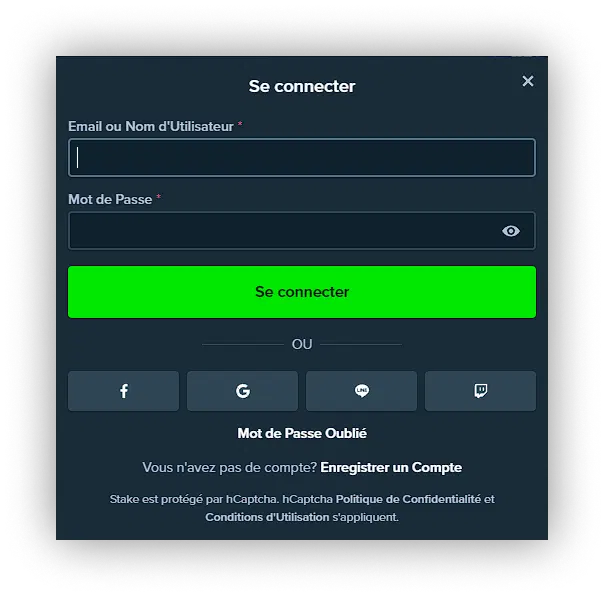 connexion Stake