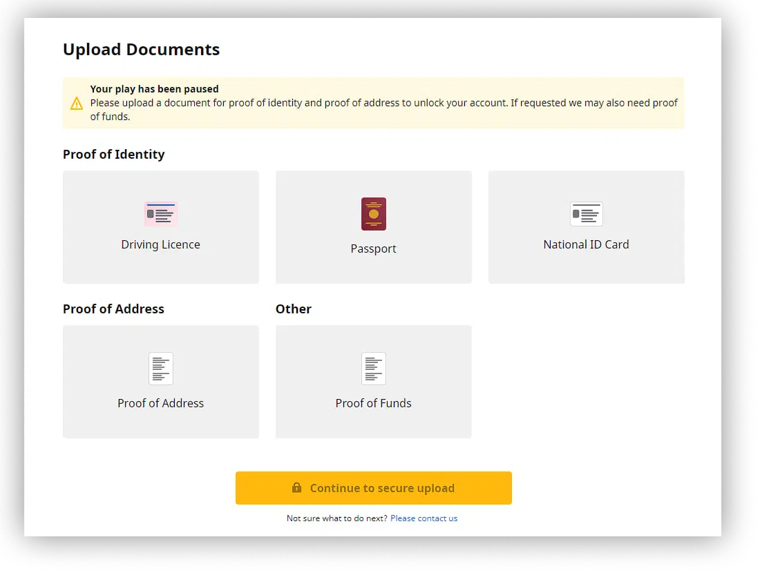 verification betfair