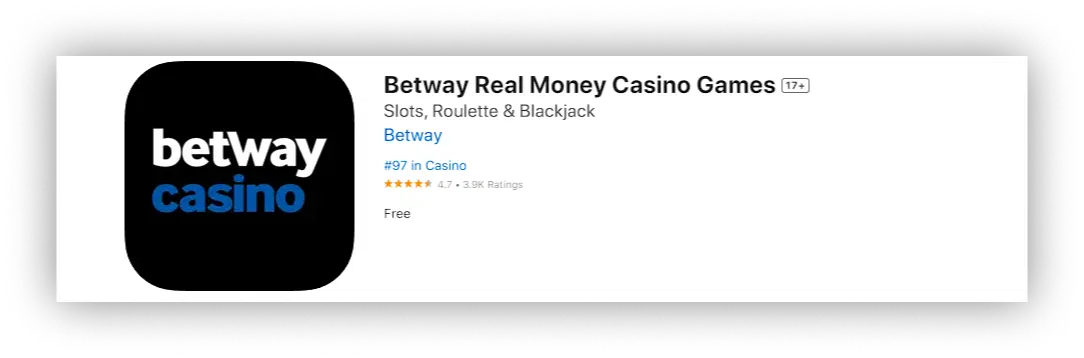 application ios betway casino