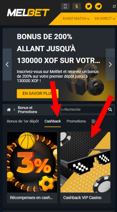 cashback vip casino melbet