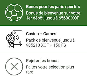 Bonus de bienvenue Linebet