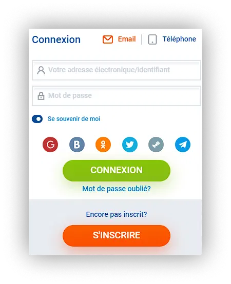 Connexion Mostbet