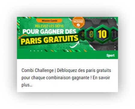 Combi Challenge Bonus Premier Bet