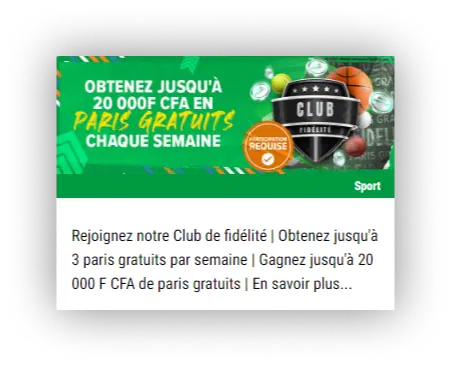 Rejoignez Notre Club De Fidélité Bonus Premier Bet