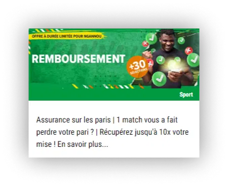 Remboursement Bonus Premier Bet