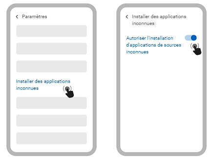 Préparation de l'installation de l'application Betandyou