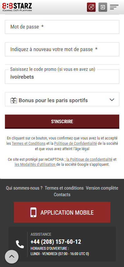 Application d'un code promo à l'aide d'une adresse électronique