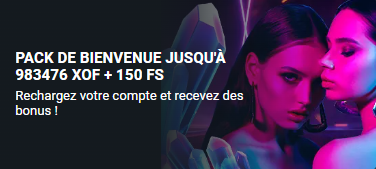 1xCasino Bonus de bienvenue