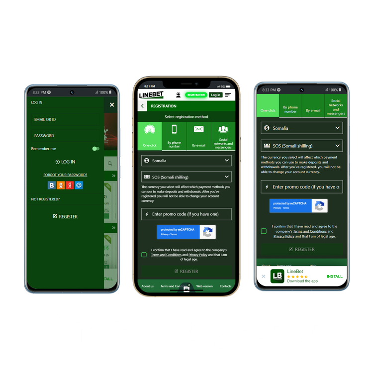 La dernière version de l'application Linebet sur iOS